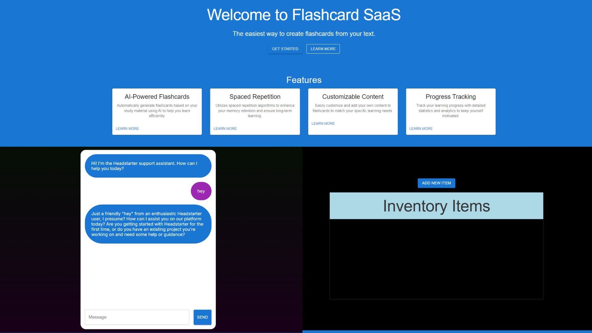 Headstarter Projects
